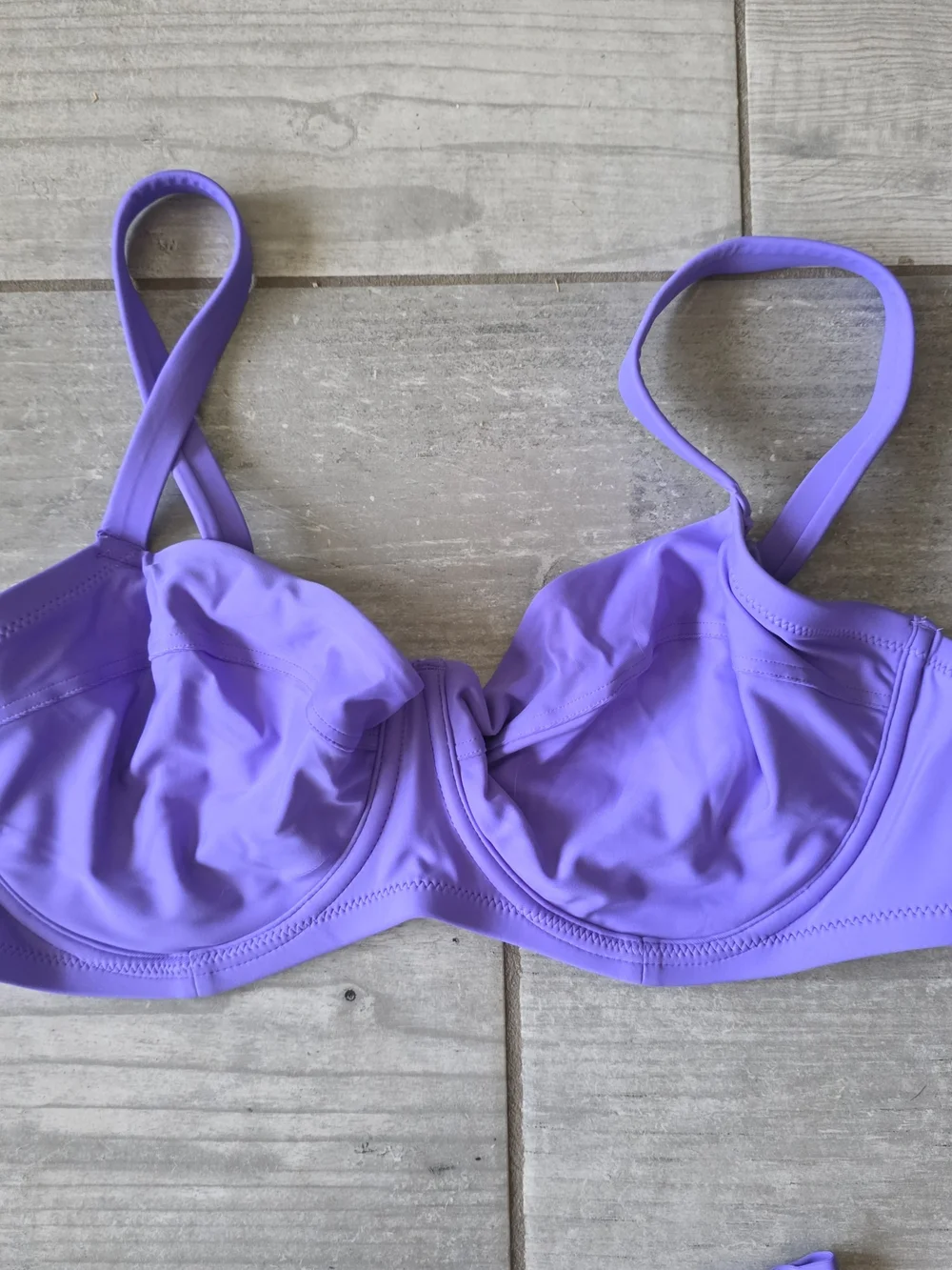 NWT ✨️aerie✨️ Bright Purple Underwire Bikini Set 38DD / L 👙🏖💜